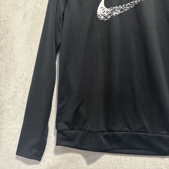 Nike Running Dri-Fit Swoosh 1/4 Zip Top Women’s Size Medium Black NWT Activewear - Picture 4 of 16